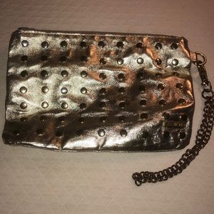 Billabong Metallic & studded wristlet